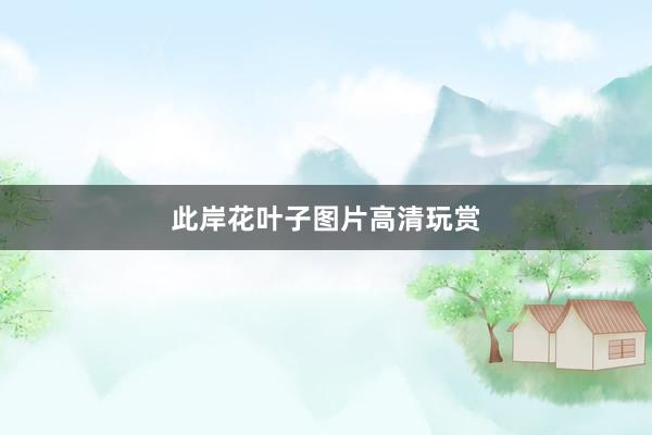此岸花叶子图片高清玩赏